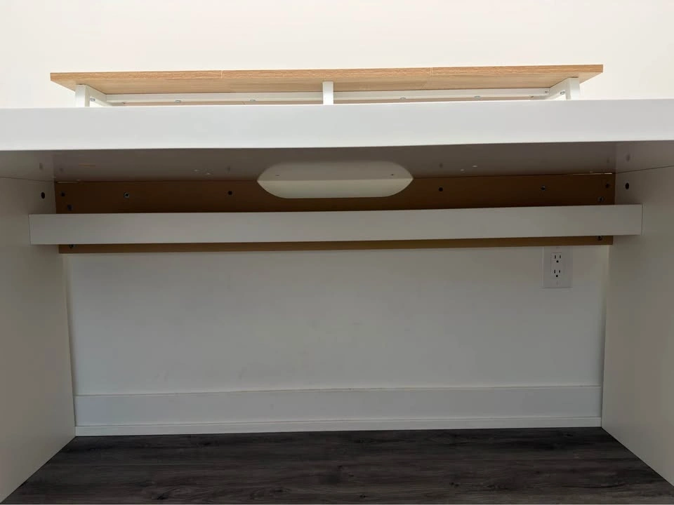 IKEA Malm Desk with Monitor Riser - photo 2