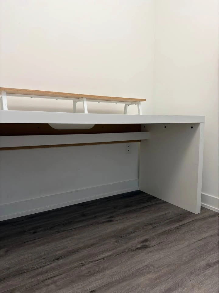 IKEA Malm Desk with Monitor Riser - photo 3
