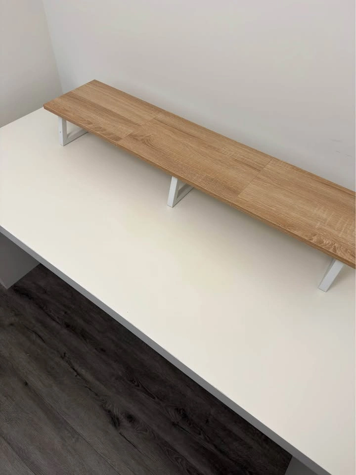 IKEA Malm Desk with Monitor Riser - photo 4