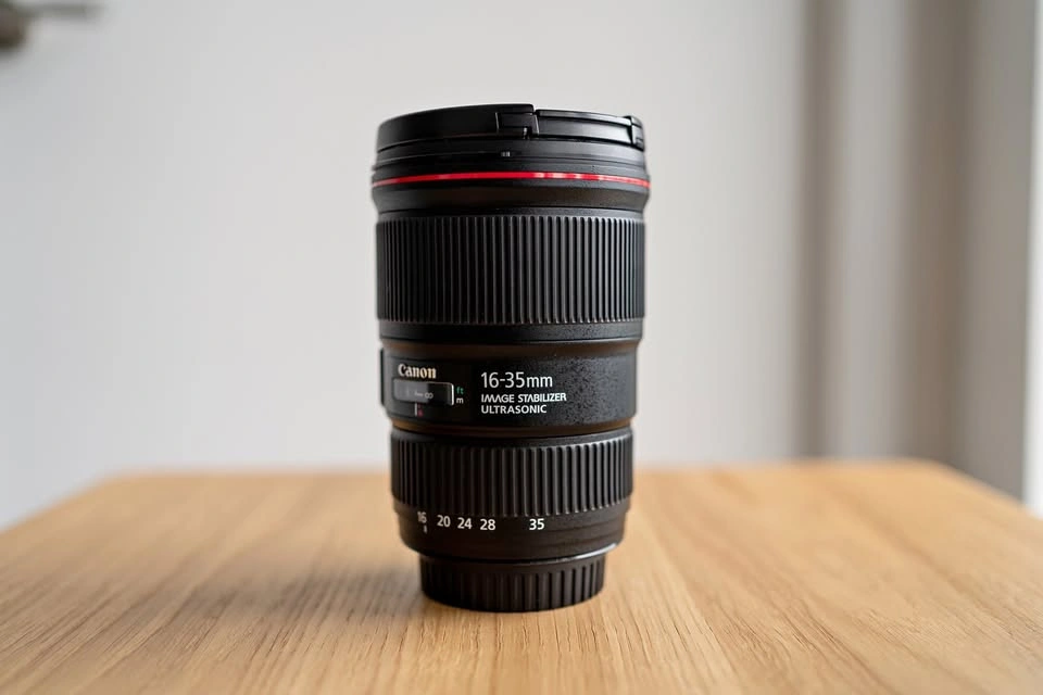 Canon EF 16-35mm f/4L IS Lens w Lens Hood