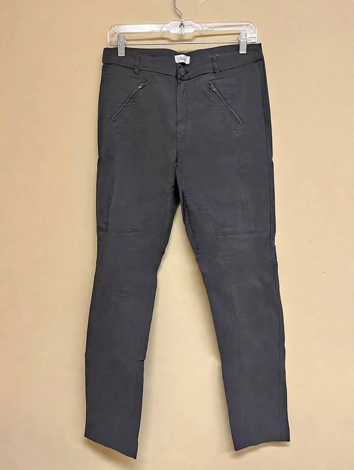 Reitmans Charcoal Grey Skinny Pants – Zipper Pockets – Size L