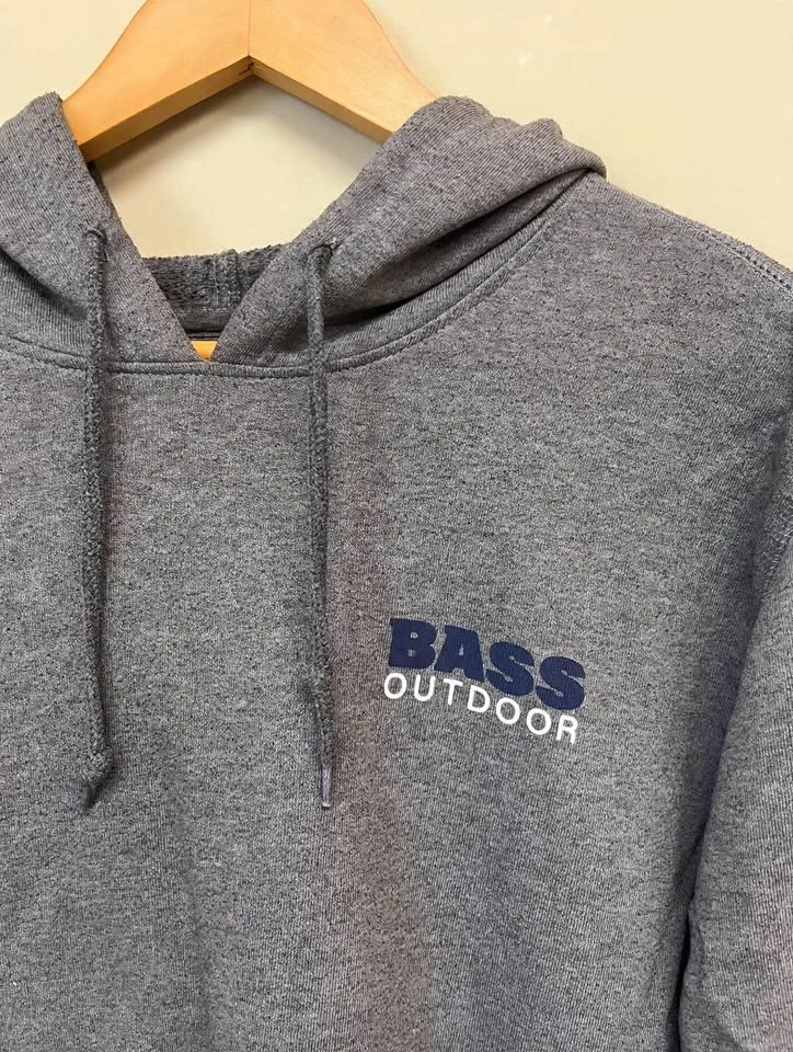 Bass Outdoor Grey Graphic Hoodie- Size L - photo 2