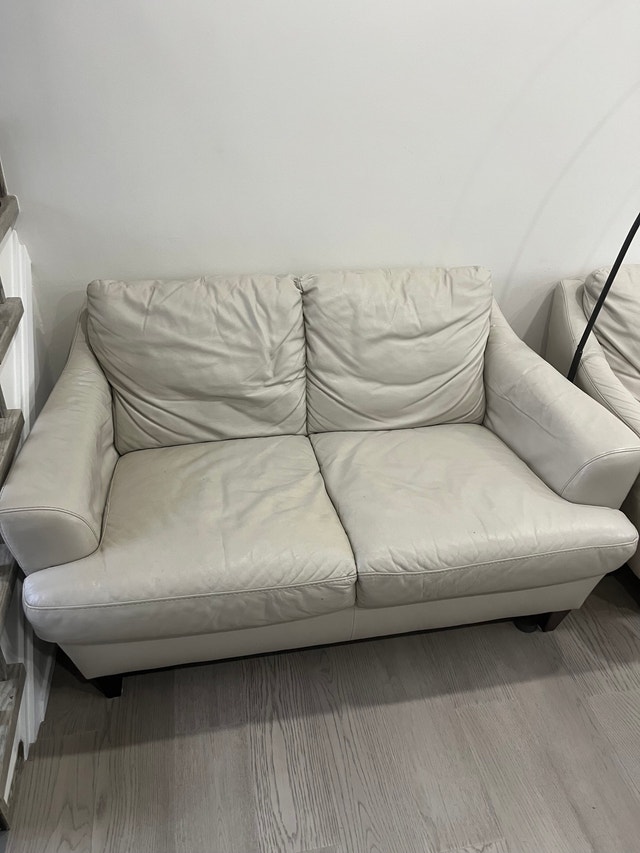 Italian Real Leather Sofa Set — 3-Seater + Loveseat - photo 2
