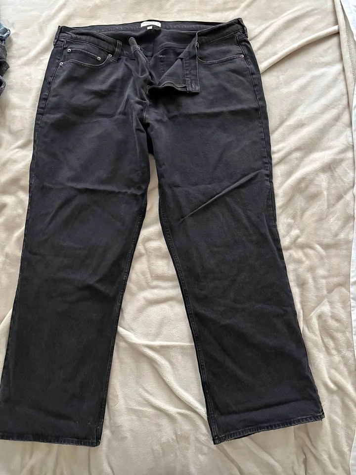 Abercrombie Curve Love Baggy Low Rise Jeans - Size 36/22 Tall