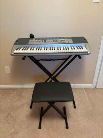 Casio LK-100 Key Lighting Keyboard with Stand and Bench - photo 4