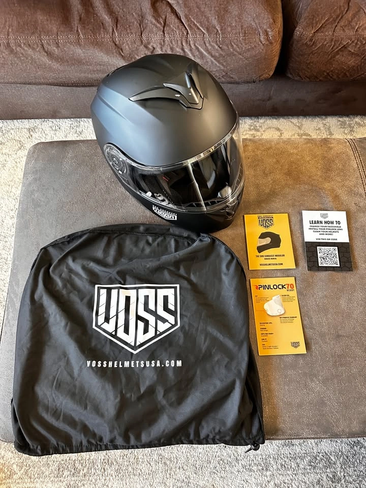 Voss 580 Conquest Modular Motorcycle Helmet – Brand New – Size L - photo 2