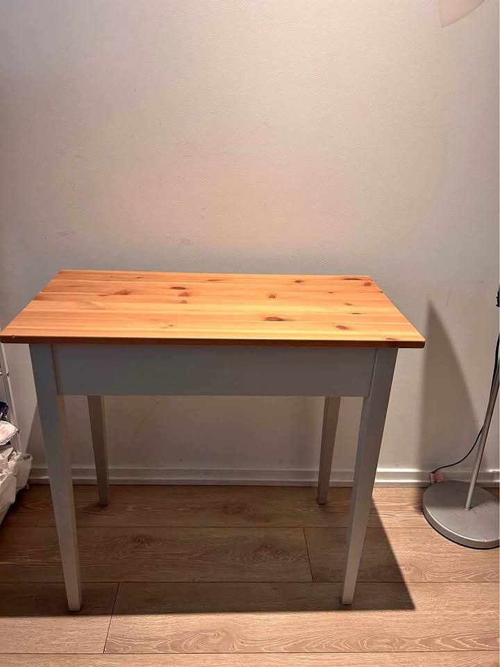 Work/study Table - Light Brown/White