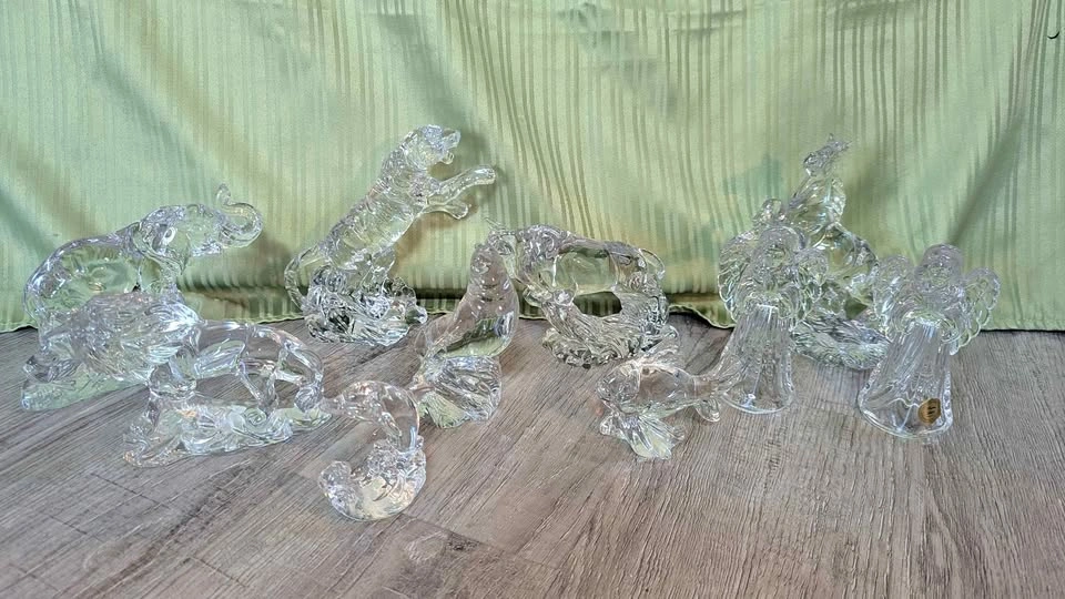 Princess House 24% Lead Crystal Figurines Lot of 10
