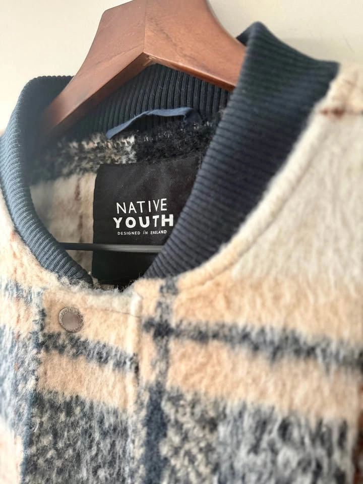 Native Youth Plaid Bomber Jacket - photo 2