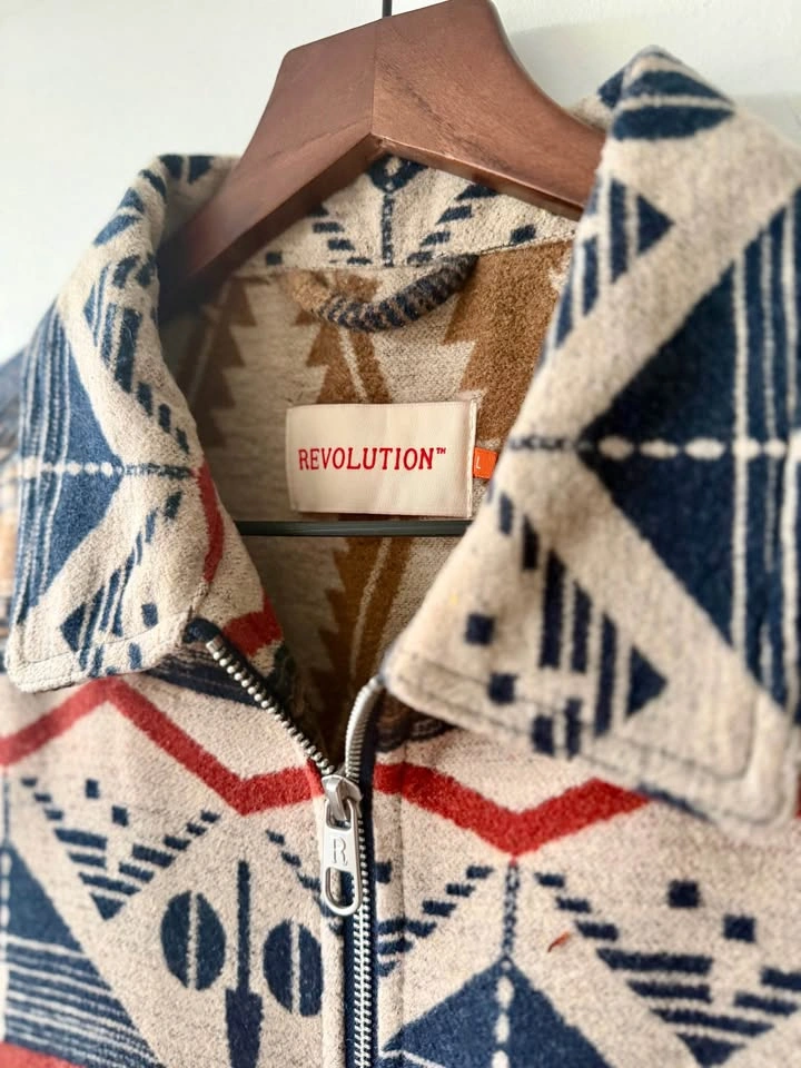 Revolution Pattern Zip-Up Jacket - photo 2