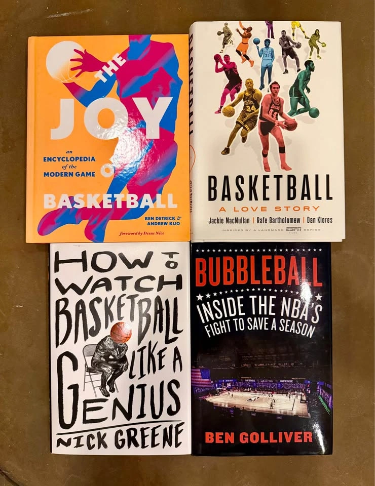 Set of 10 NBA/basketball books - photo 2