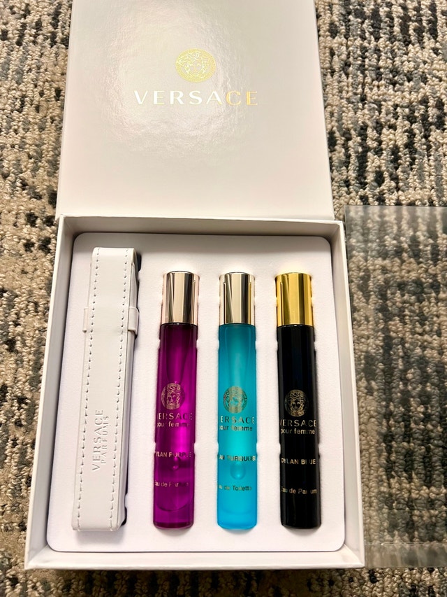 BNIB Versace Perfume Travel Gift Set