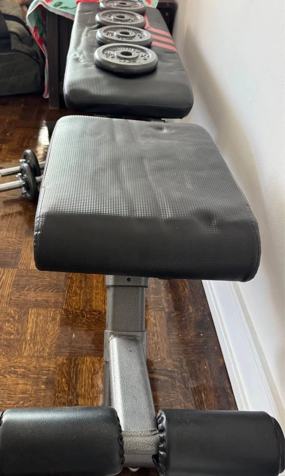 Adjustable Weight Bench and Dumbbell Set - photo 3