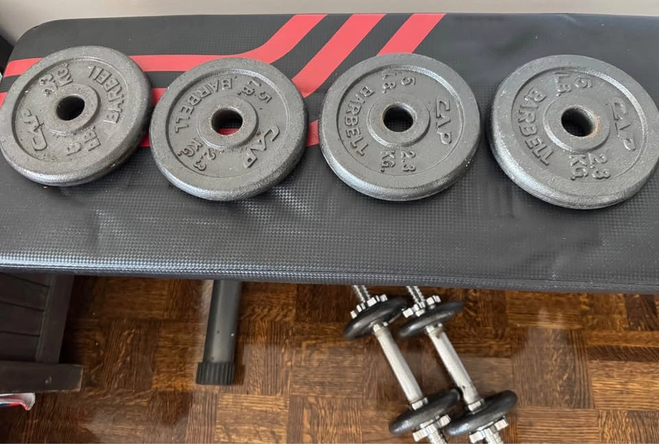 Adjustable Weight Bench and Dumbbell Set - photo 5