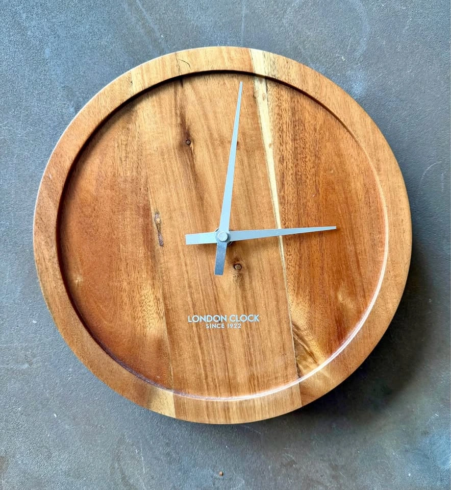 London Clock Wood Wall Clock
