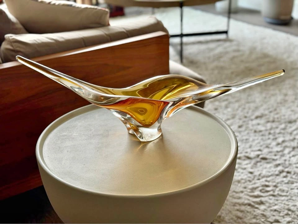 Vintage Canadian Glass Centrepiece