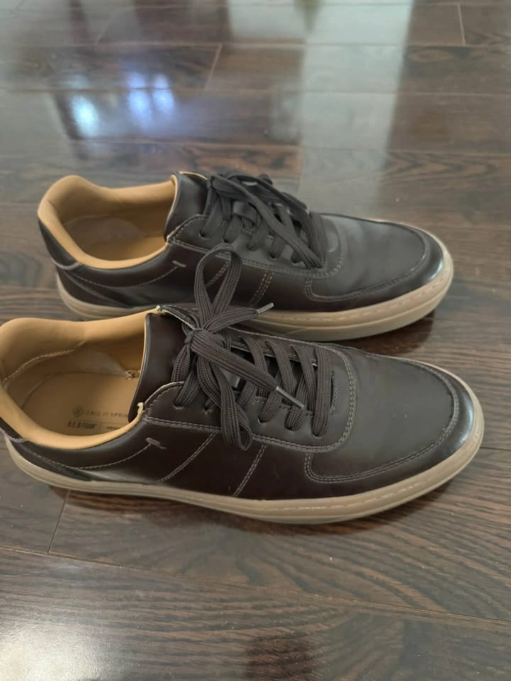 Call It Spring Brown Vegan Leather Sneakers - photo 2
