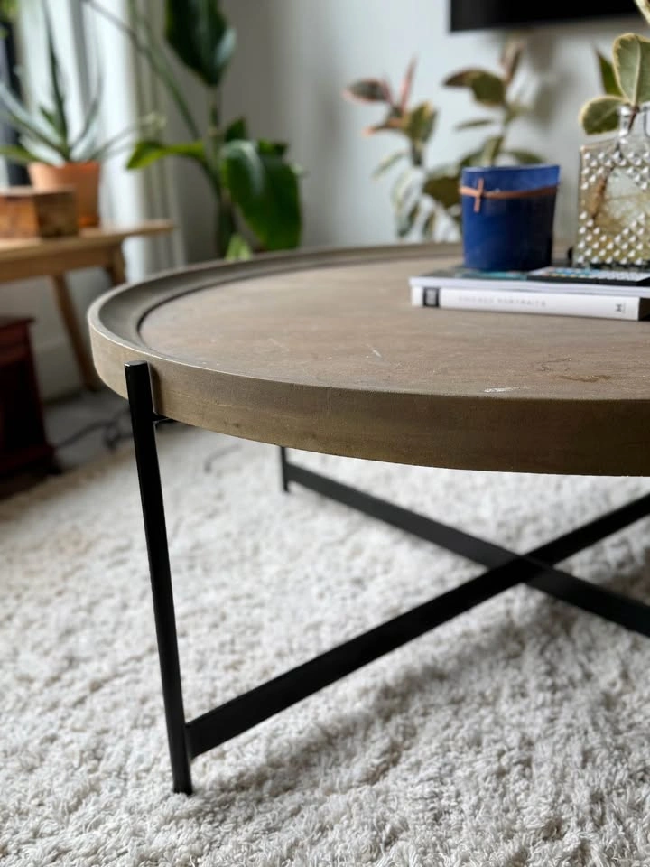 Concrete Top Coffee Table - photo 4