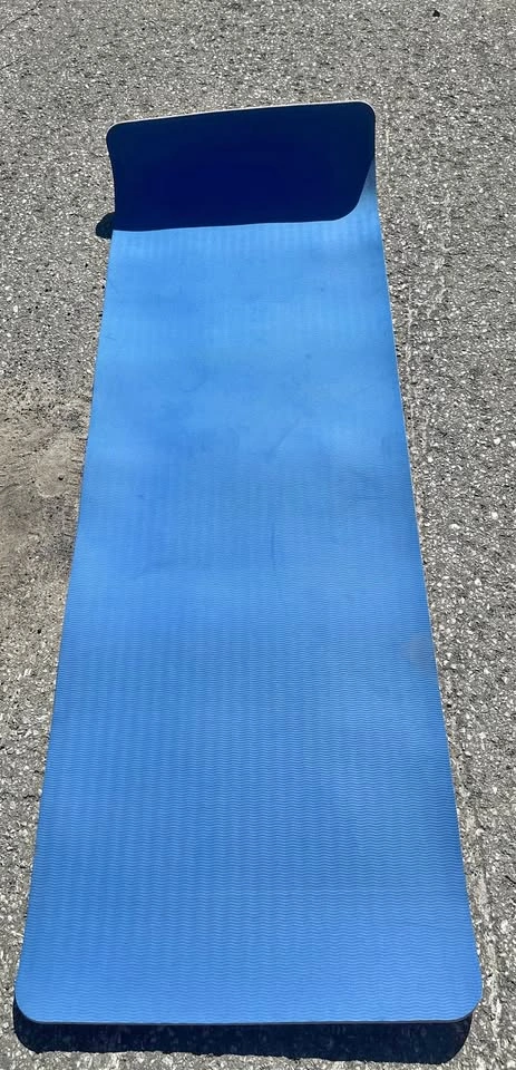Extra-Thick Reversible Exercise / Yoga Mat – Blue & Pink