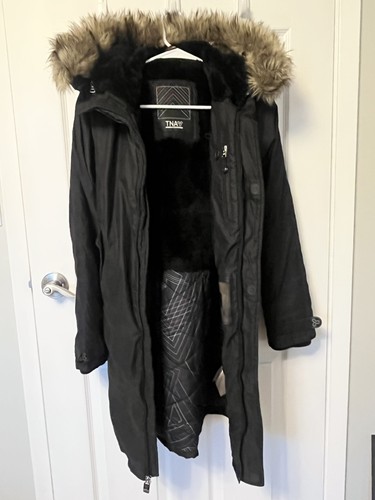 Aritzia TNA St. Moritz Winter Parka Coat Black Womens XS - photo 3