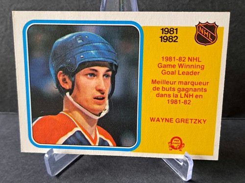 1982-83 O-Pee-Chee Wayne Gretzky League Leader Card #242