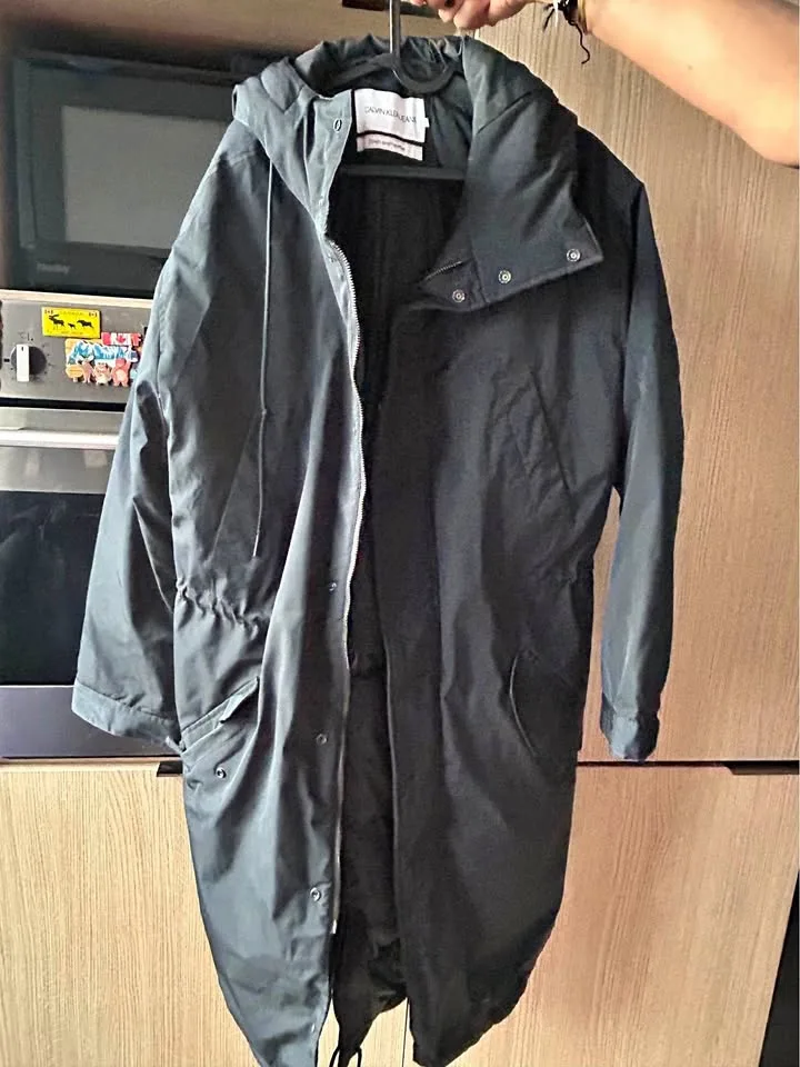 Calvin Klein Jeans Black Parka- winter jacket- unisex thumbnail