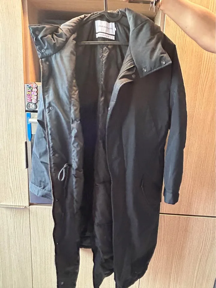 Calvin Klein Jeans Black Parka- winter jacket- unisex image indicator(4)