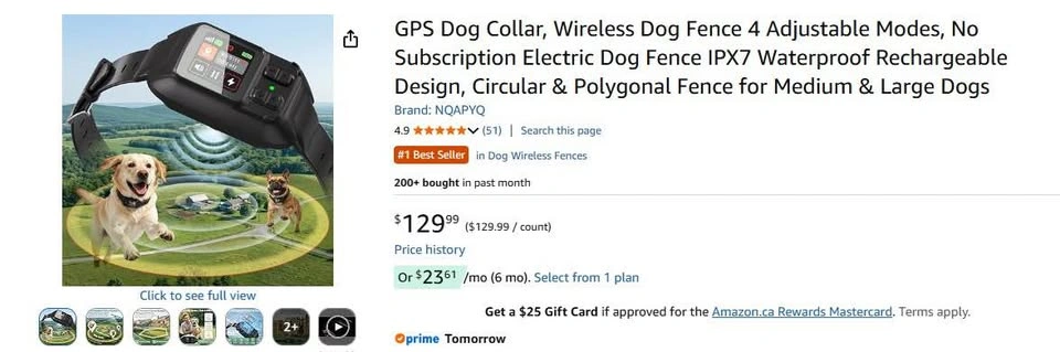 GPS Wireless Dog Fence Collar - photo 4