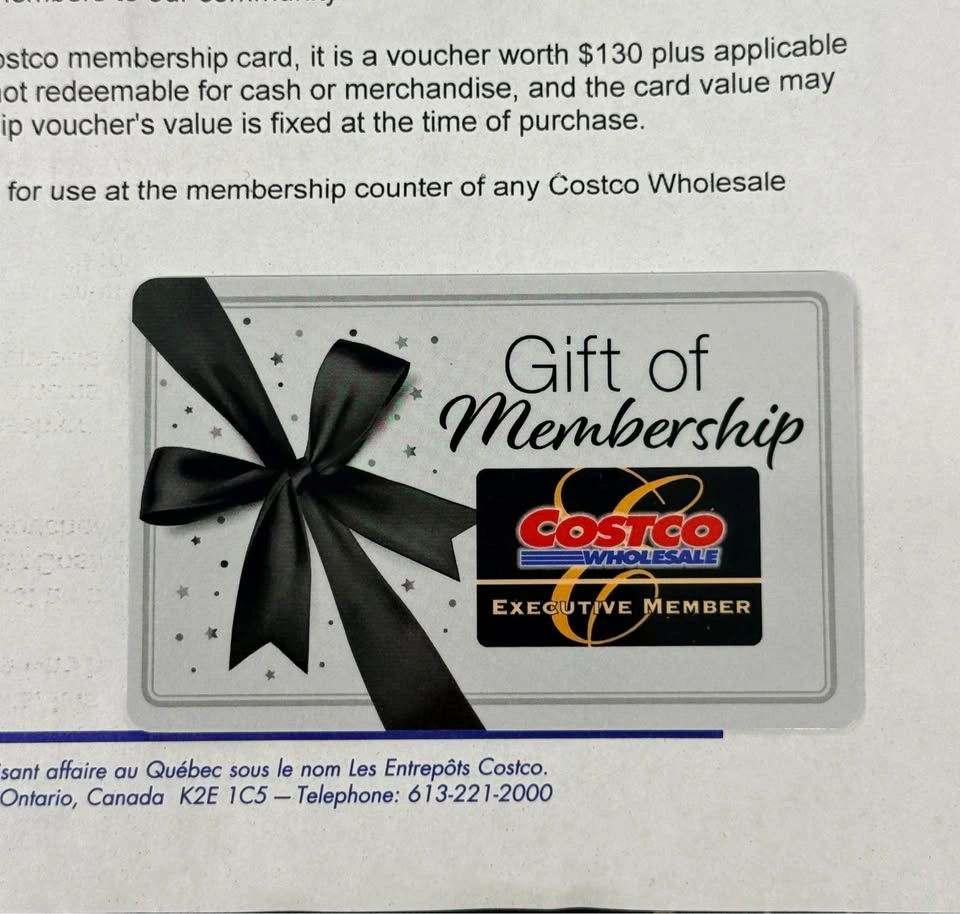 Costco Executive Gift of Membership Voucher - $100 (Save $30)