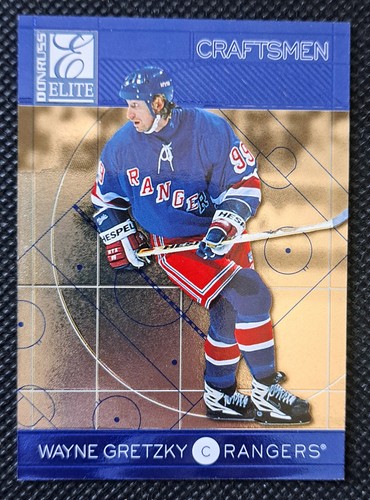 1998-99 Donruss Elite Craftsmen Wayne Gretzky Card 2047/2500