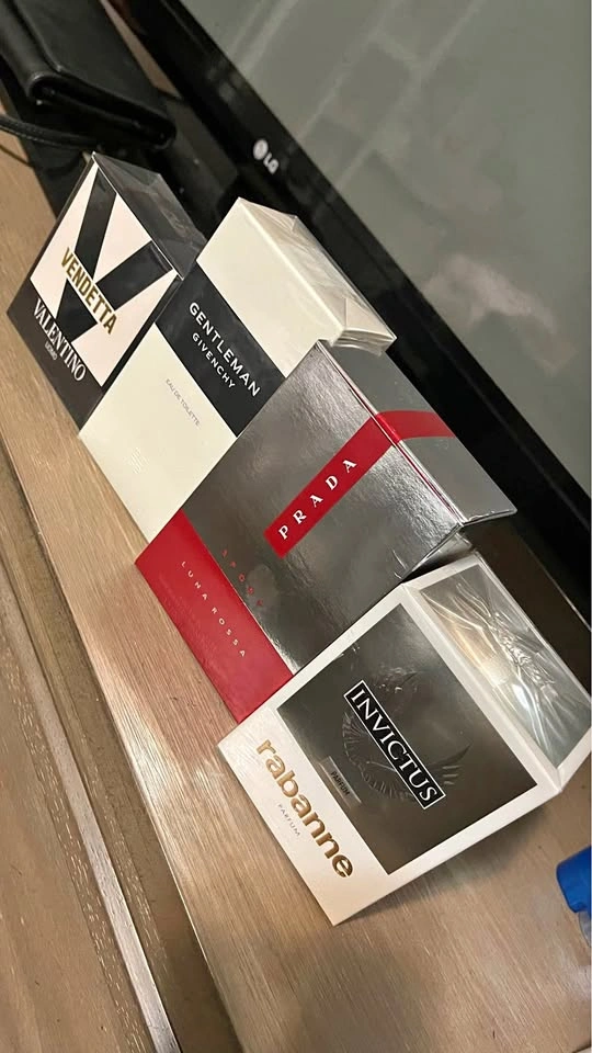 Designer Cologne Lot - Valentino, Givenchy, Prada, Rabanne