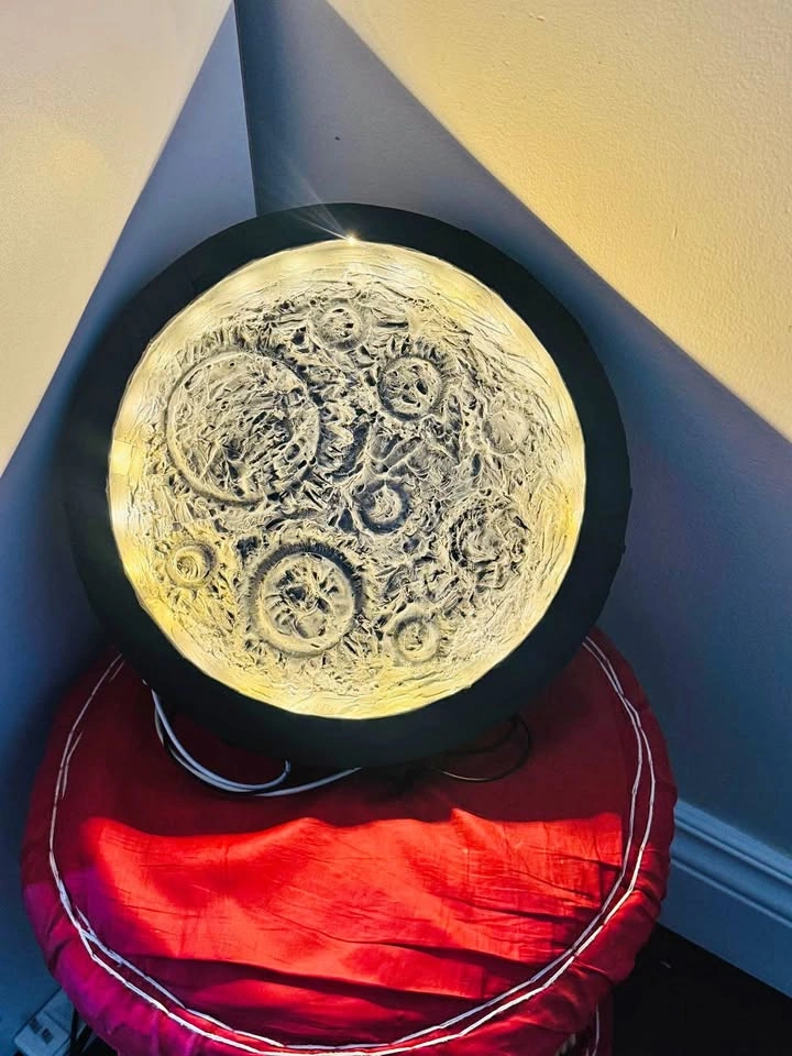Custom 3D Moon Lamp Night Light – Beautiful Handmade Decor