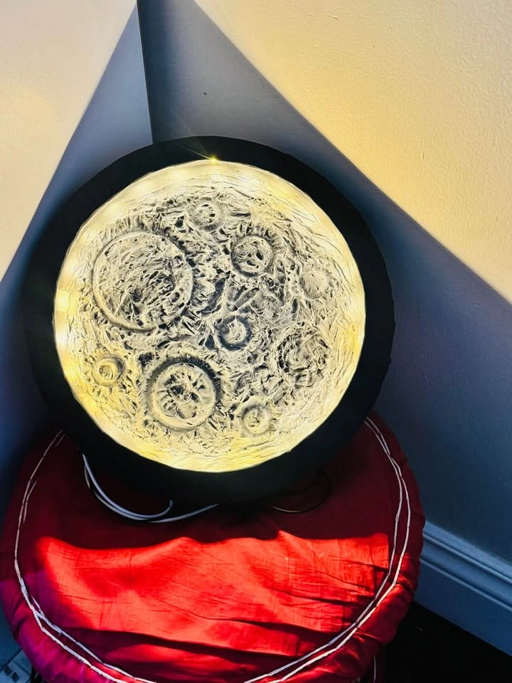 Custom 3D Moon Lamp Night Light – Beautiful Handmade Decor - photo 2