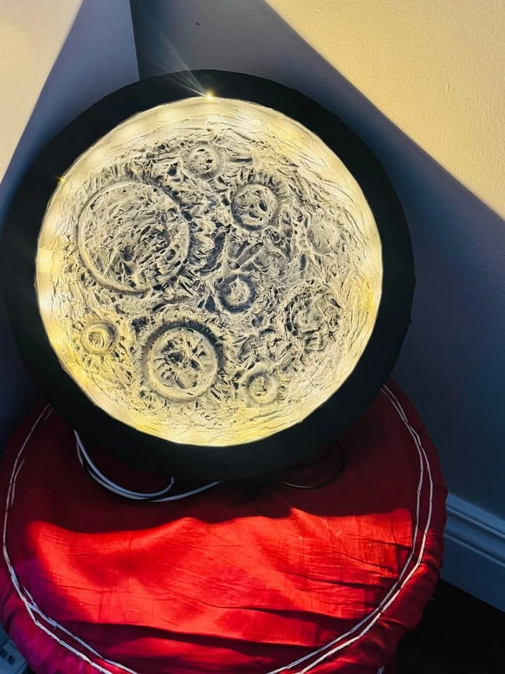 Custom 3D Moon Lamp Night Light – Beautiful Handmade Decor - photo 3