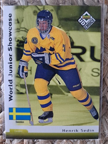 1998-99 Henrik Sedin - Upper Deck - Choice World Junior Showcase