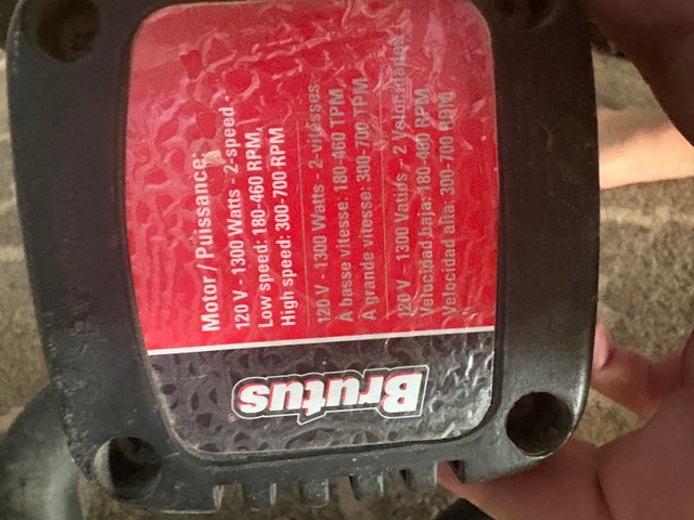 Mixer drill (Brutus 2-Speed Power Mixer) - photo 2