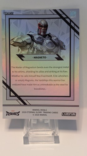 2026 Card Fun Marvel Rivals Eternal Glory - Magneto - MR-A-27 - photo 2