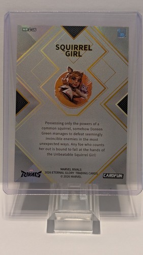 2026 Cardfun Marvel Rivals Eternal Glory Squirrel Girl #MR-Z-16 - photo 3