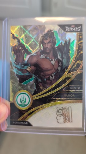 🔥SUPER RARE - 10/10 NAMOR SIGNATURE CARD - 2026 Marvel Rivals - photo 2