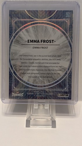 Emma Frost Promo Exclusive Card Marvel Rivals MR-PR-08 CardFun - photo 2