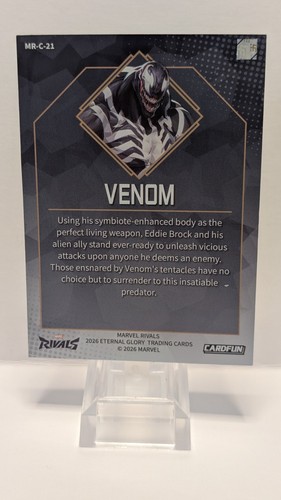 2026 Cardfun Marvel Rivals No. MR-C-21 Venom Vanguard - photo 2