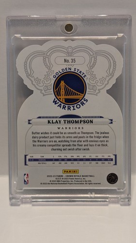 2022-23 Panini Crown Royale KLAY THOMPSON Asia Silver Refractor - photo 2