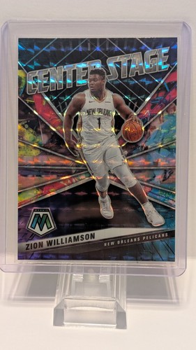 RARE Zion Williamson Center Stage Prizm 2020-21 Mosaic Basketbal