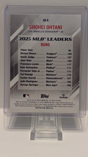 2026 Series 2 Shohei Ohtani Insert CN-9 146 Runs LA Dodgers - photo 2