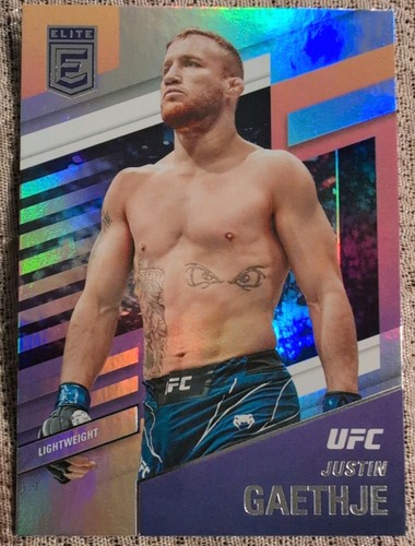 2022 Panini Donruss Elite UFC Chrome Refractor Justin Gaethje