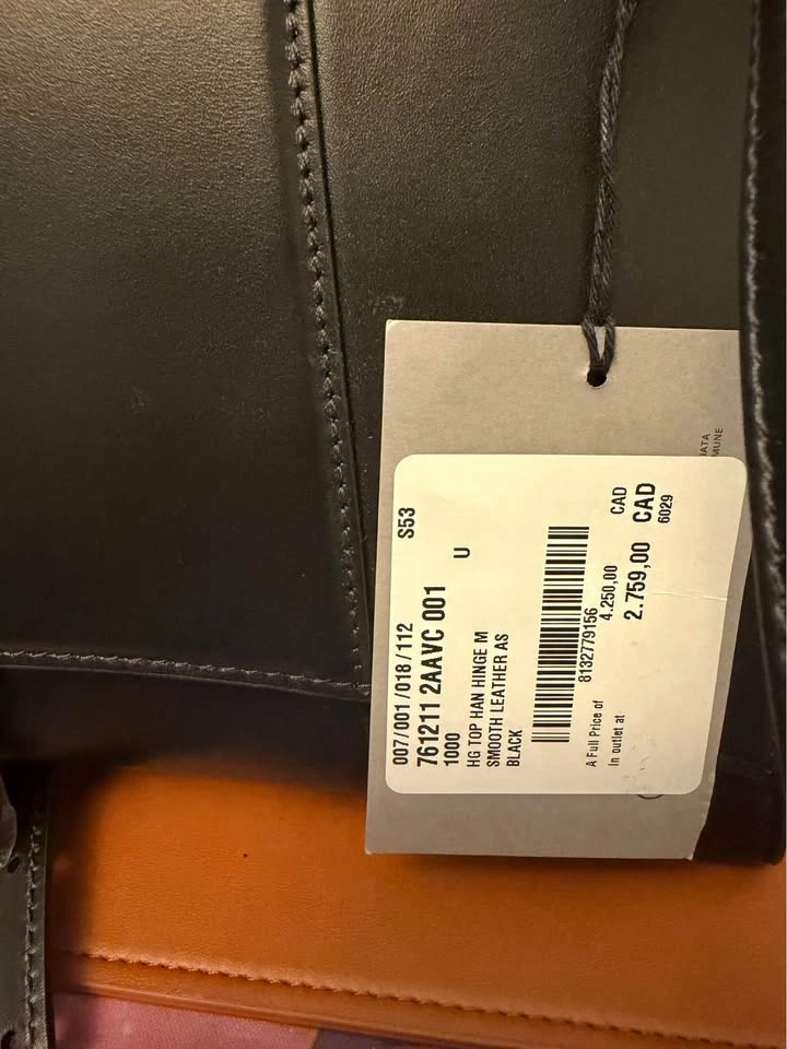 Balenciaga Hourglass Top Handle Hinge Bag size M - photo 2