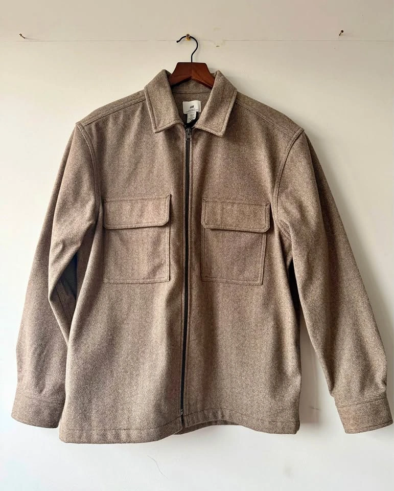 Herringbone Zip Jacket
