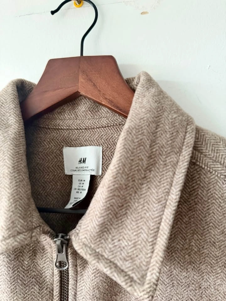 Herringbone Zip Jacket - photo 2
