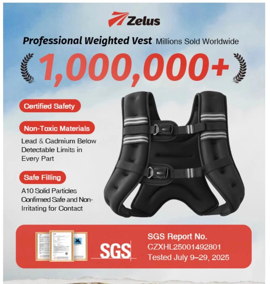 New ZELUS Weighted Vest 16lb with Reflective Stripe - photo 5