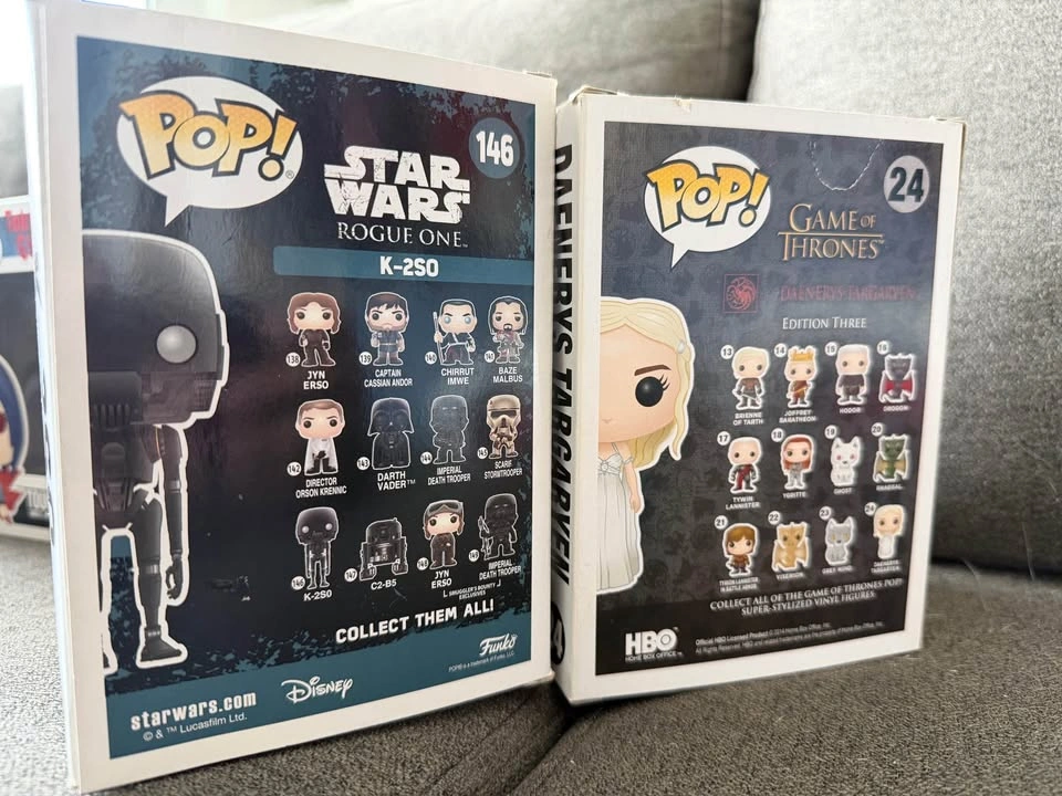 Star Wars and Game of Thrones Funko-Pops (K2SO and Danaerys) - photo 3